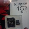 VAND CARD microSD KINGSTON, A-DATA 4GB + ADAPTOR SD NOI SIGILATE!!!