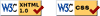 Valid XHTML and CSS